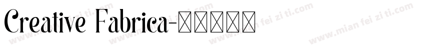 Creative Fabrica字体转换
